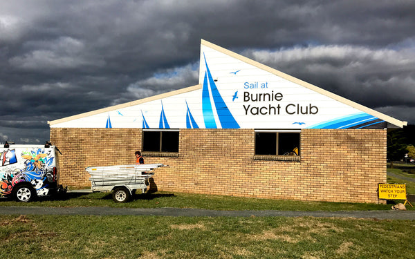 Burnie Yacht Club Building Signage