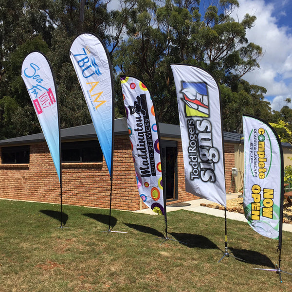 Flagging Down Attention: Exploring Teardrop, Bow, and Rectangle Flags