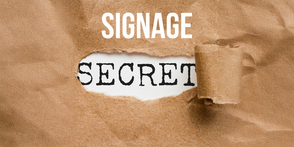 🔍 Signage Secret #1: Why Contrast Beats Font Size Every Time